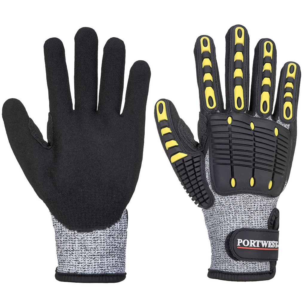 Portwest A722 - Impact C13 Nitrile Sandy Reinforced Palm Glove