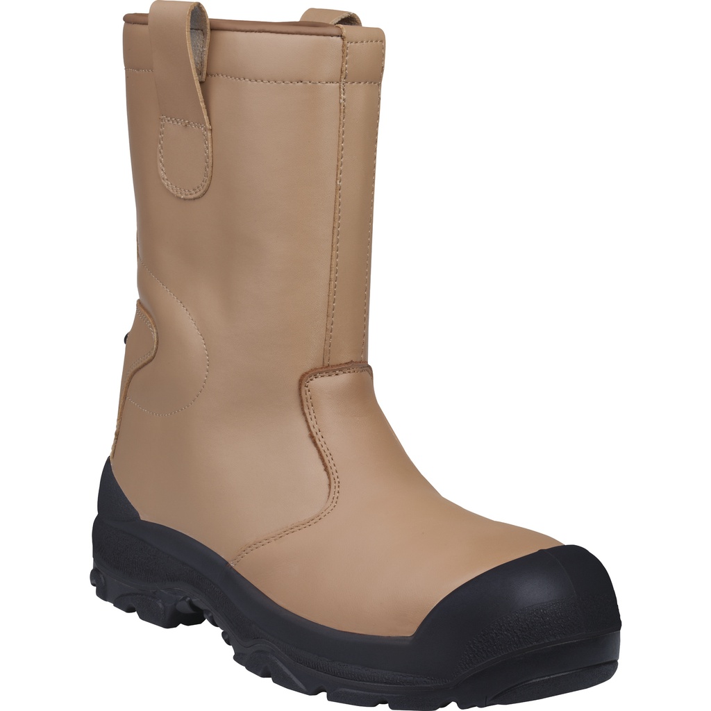 SAKHA S3 SRC PIGMENTED SPLIT LEATHER FUR-LINED BOOTS - S3 CI SRC 