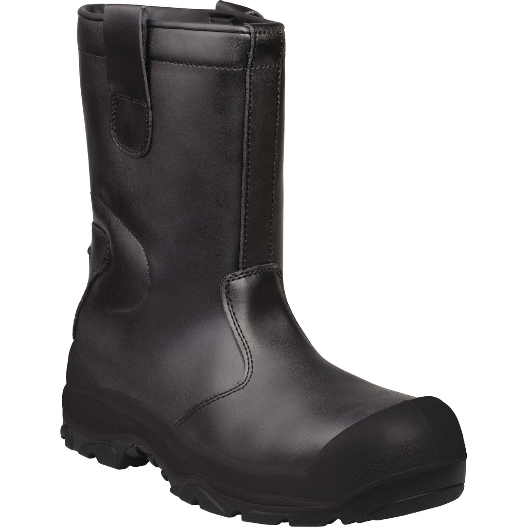 SAMARA S3 SRC PIGMENTED SPLIT LEATHER FUR-LINED BOOTS - S3 CI SRC 