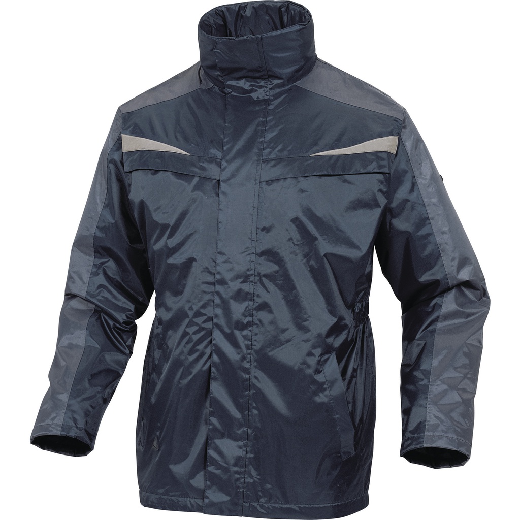 DENMARK2 PVC COATED POLYESTER BOMBER JACKET - WADDED DELTALU POLYESTER TAFFETA LINING 