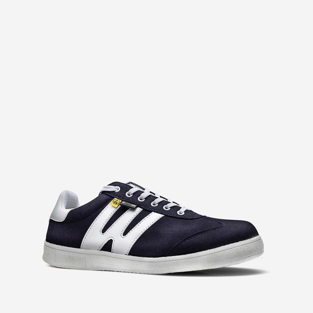 TOWORKFOR Half Pipe Blue/White, lace low, ESD, S3