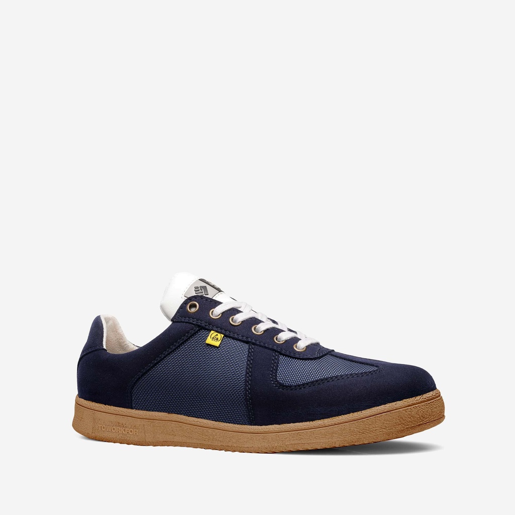 TOWORKFOR Noseslide Blue/White, lace low, ESD, S3