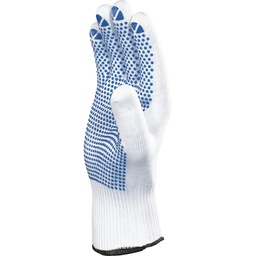 PM160 100% POLYAMID KNITTED GLOVE - 1 SIDE PVC DOTTING - GAUGE 13 