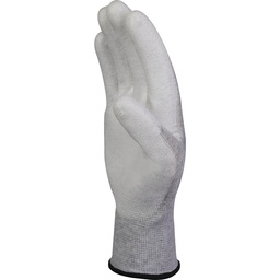 VE702PESD ANTISTATIC CARBON/POLYESTER KNITTED GLOVE - PU-COATING PALM 