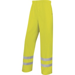 900PANHV OUTSIDE PU COATED POLYESTER HIGH VISIBILITY RAIN TROUSERS 