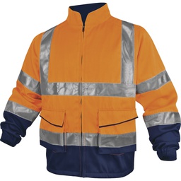 PHVES PANOSTYLE HIGH VISIBILITY WORKING JACKET IN COTTON / POLYESTER 