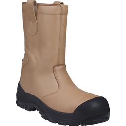 SAKHA S3 SRC PIGMENTED SPLIT LEATHER FUR-LINED BOOTS - S3 CI SRC 