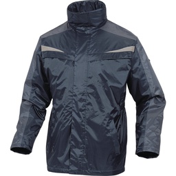 DENMARK2 PVC COATED POLYESTER BOMBER JACKET - WADDED DELTALU POLYESTER TAFFETA LINING 
