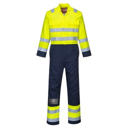 Portwest BIZ7 Hi-Vis Anti-Static Bizflame Pro Coverall
