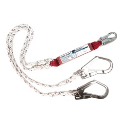 [FP25WHR] Portwest FP25 Double 1.8m Lanyard With Shock Absorber