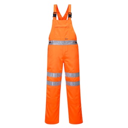 Portwest RT43 Hi-Vis Polycotton Service Bib and Brace