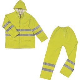 208V2 HIGH VISIBILITY PU RAIN SUIT 
