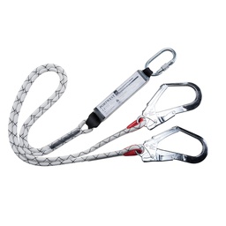 [FP55WHR] Portwest FP55 Double Kernmantle 1.8m Lanyard With Shock Absorber