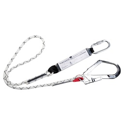[FP56WHR] Portwest FP56 Single Kernmantle 1.8m Lanyard With Shock Absorber