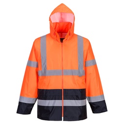 Portwest H443 Hi-Vis Contrast Classic Rain Jacket 