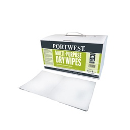[IW90WHR] Portwest IW90 Multi-Purpose Dry Wipes (150 Wipes)