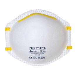 [P108WHR] Portwest P108 FFP1 Respirator Blister Pack (3)