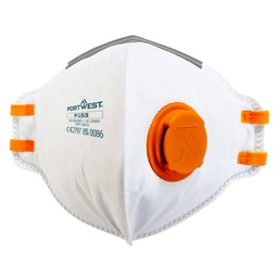 [P153WHR] Portwest P153 FFP1 Valved Dolomite Fold Flat Respirator (Pk20)