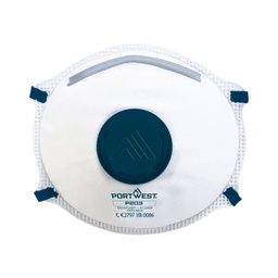 [P203WHR] Portwest P203 FFP2 Valved Dolomite Respirator (Pk10)