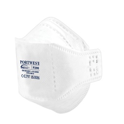 [P290WHR] Portwest P290 EAGLE FFP2 Dolomite Fold Flat Respirator (Pk20)