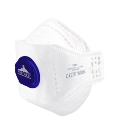 [P291WHR] Portwest P291 EAGLE FFP2 Valved Dolomite Fold Flat Respirator (Pk10)