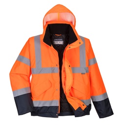 Portwest S266 Hi-Vis Contrast Winter Bomber Jacket 