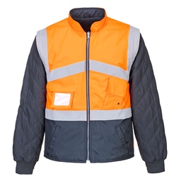 Portwest S769 Hi-Vis Breathable 2-in-1 Contrast Reversible Jacket 